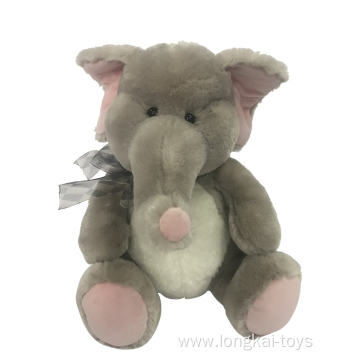 Plush Elephant For Valentine`s Day